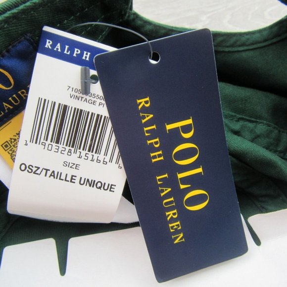 Polo Ralph Lauren Ralph's Coffee New York NYC Baseball Hat Cap Green NEW - Picture 11 of 13